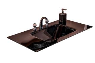 Столешница стекло 100см моноблок BLACK
