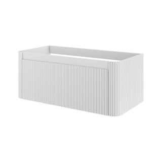 Тумба без раковины VOI рифл. 100см MATT WHITE
