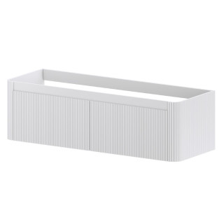 Тумба без раковины VOI рифл. 140см MATT WHITE