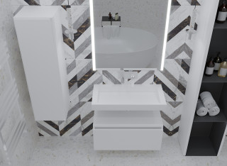 Ящик под столешницу 100см WHITE глянец VALLESSI UNO-S