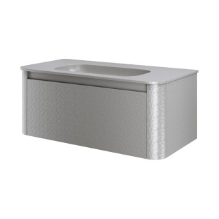 Тумба с раковиной VOI 100CM STONEFINISH LUNA