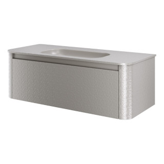 Тумба с раковиной VOI 120CM STONEFINISH STONE GREY