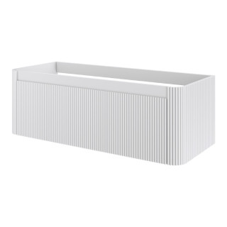 Тумба без раковины VOI рифл. 120см MATT WHITE