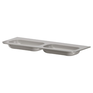 Раковина моноблок VOI 140см STONE FINISH STONE GREY