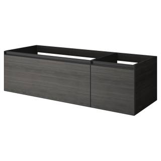 QUATRO 2 140см (100+40) тумба OAK ANTHRACITE профиль ANTHRACITE