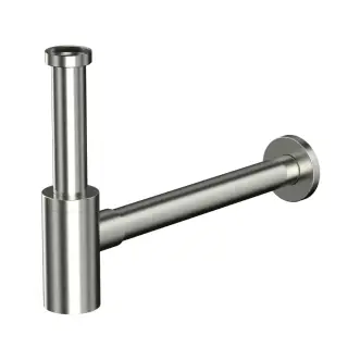 Сифон для умывальника декоративный WHITECROSS A187NIB (брашированный никель)