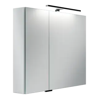 Зеркальный шкаф для ванной комнаты SANCOS Hilton 90x15х75 с LED подсветкой, арт .Z900