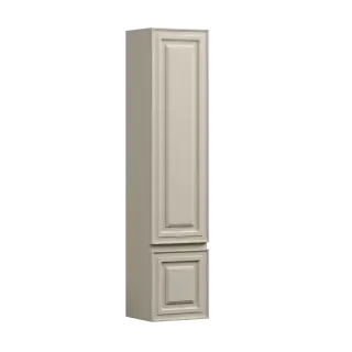 Шкаф-пенал SANCOS Самая (Very) подвесной левый, Бежевый матовый (Beige Soft) 35x30x160 арт. PVR35LCE