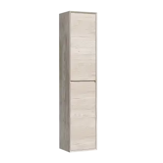 Шкаф-пенал подвесной SANCOS Натура 1.0 (Nature 1.0)/Натура 2.0 (Nature 2.0) 35x30x160 цвет Дуб галифакс натуральный, арт. PMR35EG