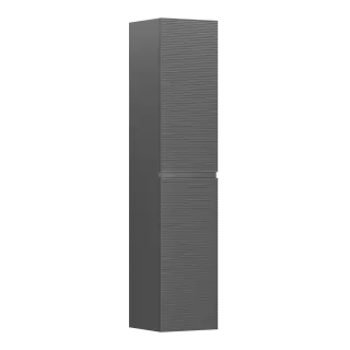Шкаф-пенал подвесной SANCOS Фолк (Folk) 35x35x165 цвет Темный серый (Grey soft) арт. PFL35GS