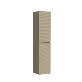 Шкаф-пенал подвесной SANCOS Фолк (Folk) 35x35x165 цвет Капучино, арт. PFL35CP