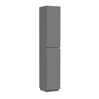 Шкаф-пенал напольный SANCOS Фолк напольный (Folk Floor) 35x35x190 цвет Мягкий серый (Ergraut soft) арт. PFL35FES