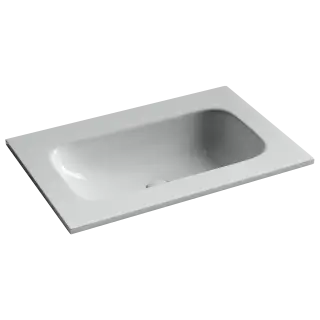 Раковина накладная мебельная CERAMICANOVA Грация (Grace) 710x457x137 без отв. под смеситель, белый CN7031wx