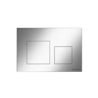 Кнопка смыва Баланс (Balance), клавиши Квадрат (Square), цвет хром матовый, арт. CN12-002M