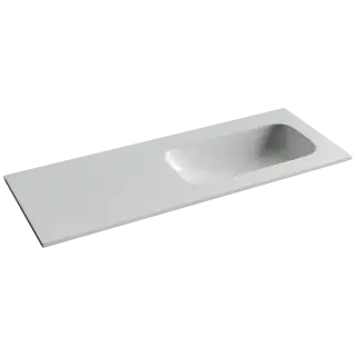 Раковина накладная Ceramicanova Грация (Grace) чаша справа без отв под смеситель 1210x457x137 белый CN7021wx