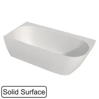 Ванна WHITECROSS Magnet 170x80 L БЕЗ ПЕРЕЛИВА (белый мат) иск. камень