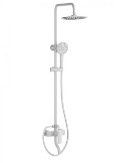 Душевая система WONZON & WOGHAND Line, Белый матовый (WW-AE3354-MW)