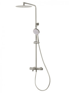 Душевая система WONZON & WOGHAND STICK, Брашированный никель (WW-88739017-BN)
