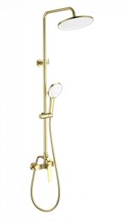 Душевая система WONZON & WOGHAND, Брашированное золото (WW-B3200-BG)