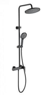 Душевая система WONZON & WOGHAND, Черный матовый (WW-B3517-MB)