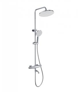 Душевая система с термостатом WONZON & WOGHAND CAPSULE, Хром (WW-B3031-A2-CR)