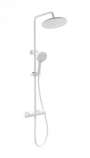 Душевая система с термостатом WONZON & WOGHAND INN 1, Белый матовый (WW-B3013-T1-MW)