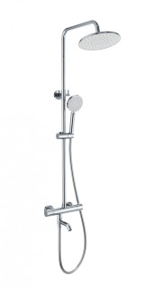 Душевая система с термостатом WONZON & WOGHAND INN 4, Хром (WW-B3047-A1-CR)