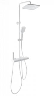 Душевая система с термостатом WONZON & WOGHAND MUSE Legato, Белый матовый (WW-B4129-MW)