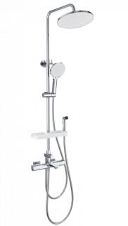 Душевая система с термостатом WONZON & WOGHAND SOLID, Хром (WW-C3011-A1-CR)