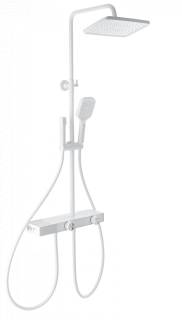 Душевая система с техническим душем WONZON & WOGHAND Shelf, Белый матовый (WW-B4161-MW)