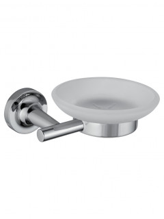 Мыльница с держателем WONZON & WOGHAND SIMPLE, Хром (WW-6522)