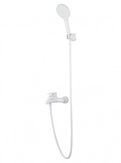 Смеситель для ванны с душем WONZON & WOGHAND ALFA, Белый матовый (WW-AE3204-MW)