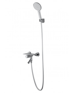 Смеситель для ванны с душем WONZON & WOGHAND CLICK, Хром (WW-FE05L221-CR)