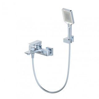Смеситель для ванны с душем WONZON & WOGHAND EDGE, Хром (WW-88639003A-CR)