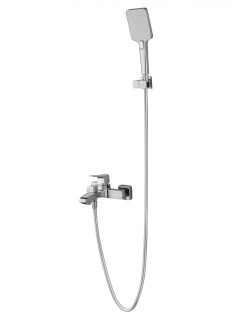 Смеситель для ванны с душем WONZON & WOGHAND FLEX, Хром (WW-88037072-CR)