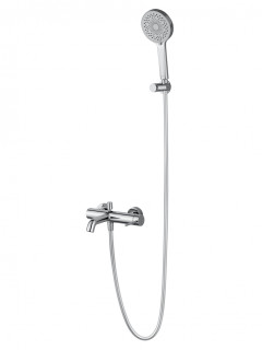 Смеситель для ванны с душем WONZON & WOGHAND STICK, Хром (WW-88639017-CR)