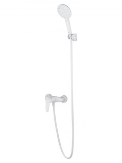 Смеситель для душа WONZON & WOGHAND ALFA, Белый матовый (WW-AE3102-MW)