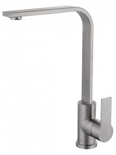 Смеситель для кухни WONZON & WOGHAND,  Брашированный никель (WW-AE4550-BS)