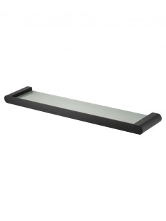 Стеклянная полка для ванной WONZON & WOGHAND CARBON, Черный (WW-7727)