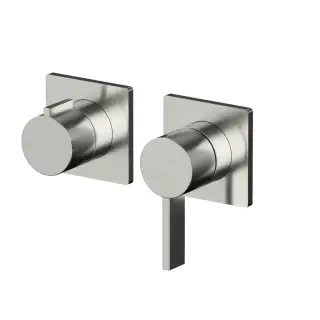 Внешняя часть смесителя на 2 потребителя WHITECROSS XT1442NIB (брашированный никель)