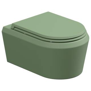 Чаша подвесного унитаза GSG Ceramic Design Cruise CRWCSO031, Salvia Matt