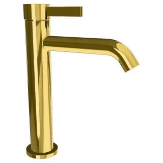 Смеситель для раковины Remer Metrica MC12ADO, золото глянцевое