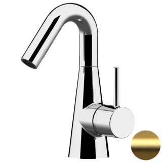 Смеситель для раковины Daniel Swing SG606NDP, золото брашированное