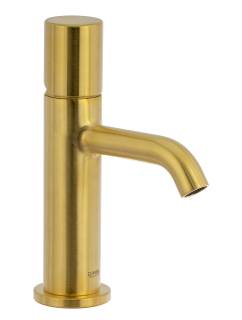 Смеситель для раковины Daniel Trilogy TG606NDP, золото брашированное