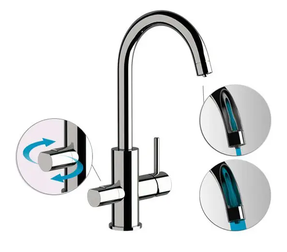 Cмеситель для кухни Remer X Style N792DWBO, белый матовый