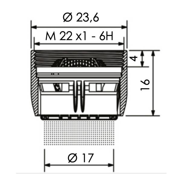 Аэратор смесителя для кухни, F22 Remer 81A