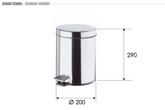 Ведро 5 литров Remer RB502CR
