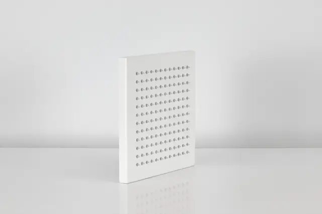 Верхний душ с шарнирным соединением 20 см Remer 359SSBOX, белый матовый