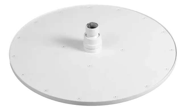 Верхний душ с шарнирным соединением 30 см Remer 359MM30BOX, белый матовый
