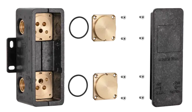 Скрытая часть на 2 выхода Remer RRBOX92
